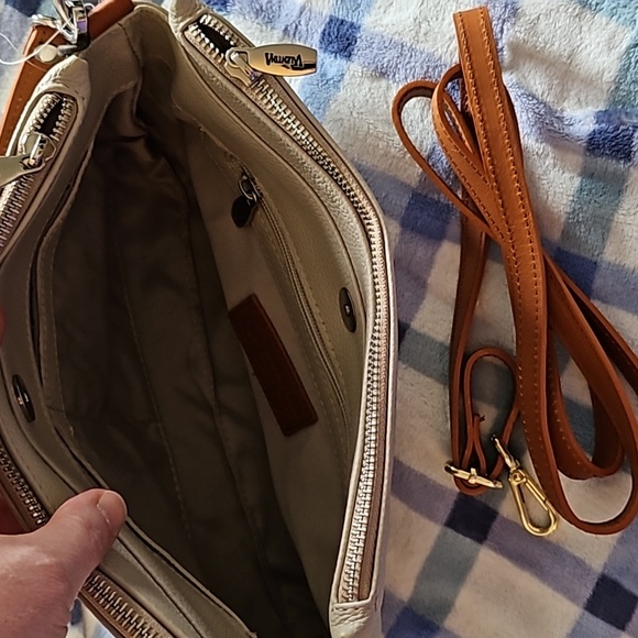 Valentina convertible hobo crossbody bag light grey - Picture 5 of 7